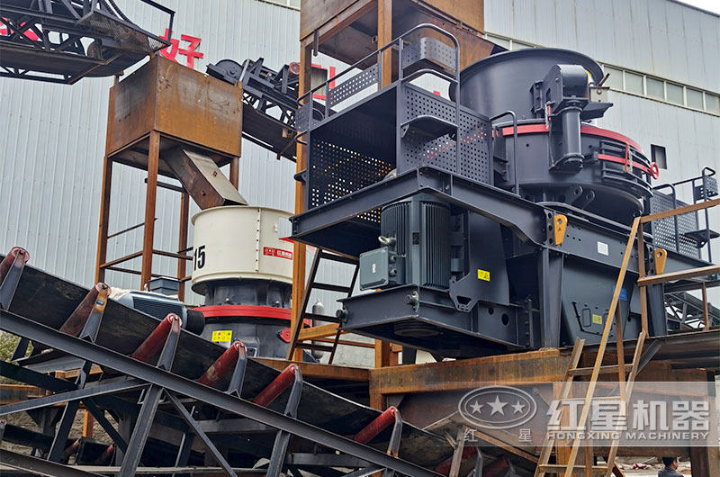 混凝土碎石生产线现场 混凝土碎石生产线现场