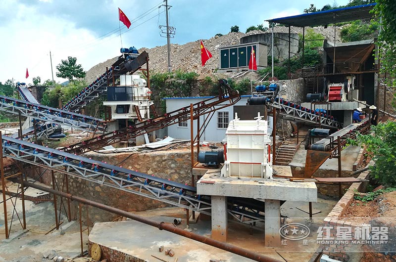 固定式石灰石制砂生产线 固定式石灰石制砂生产线