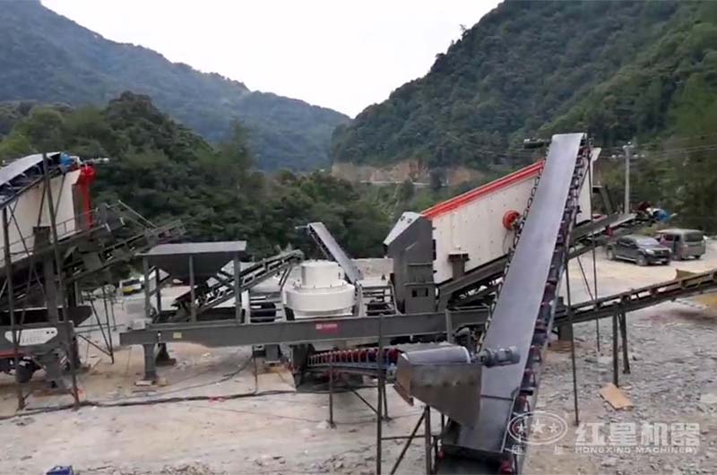 移动式制砂机现场 移动式制砂机现场