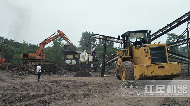 移动颚式碎煤机 移动颚式碎煤机