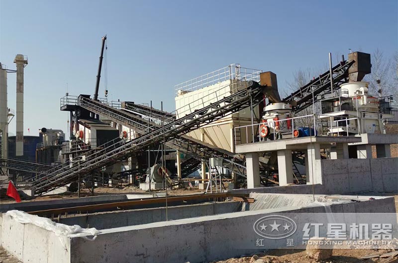 时产850吨砂石生产线现场 时产850吨砂石生产线现场