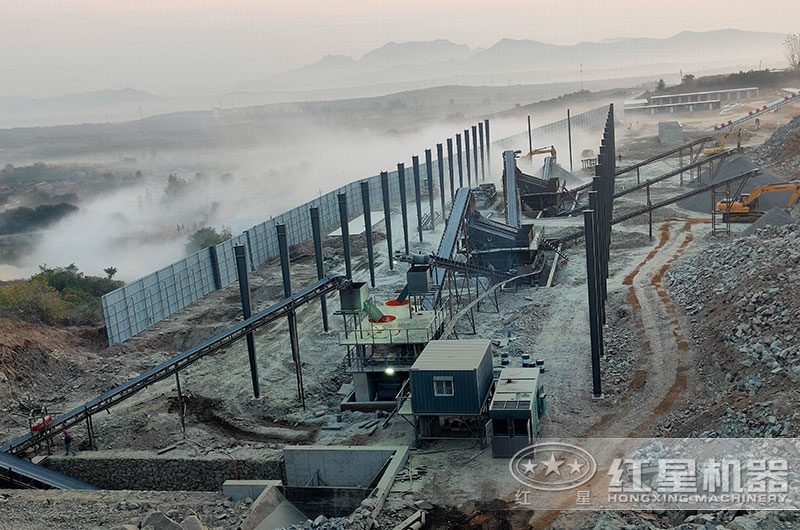 石料破碎生产客户现场实拍 石料破碎生产客户现场实拍