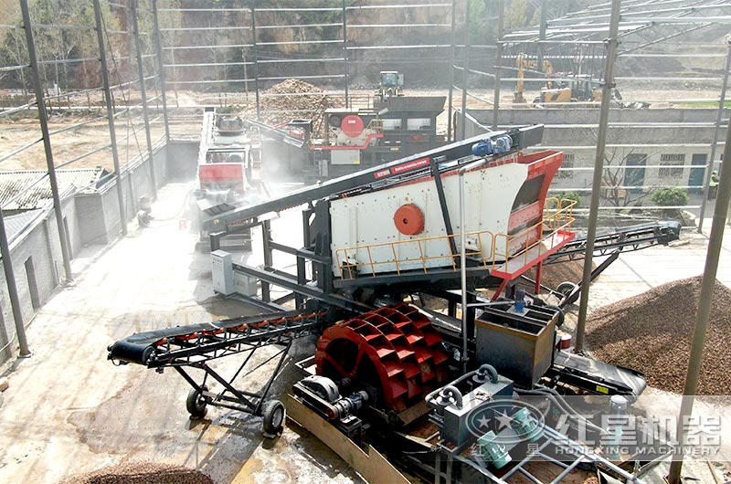 砂石骨料项目生产现场 砂石骨料项目生产现场