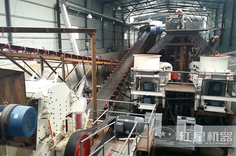 项目二期现场HVI制砂机 项目二期现场HVI制砂机