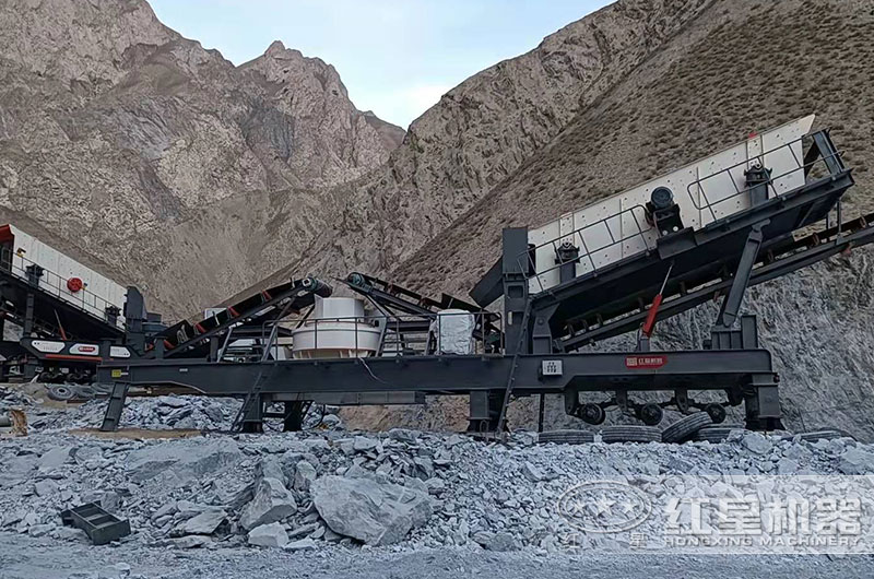 移动式制砂机现场 移动式制砂机现场