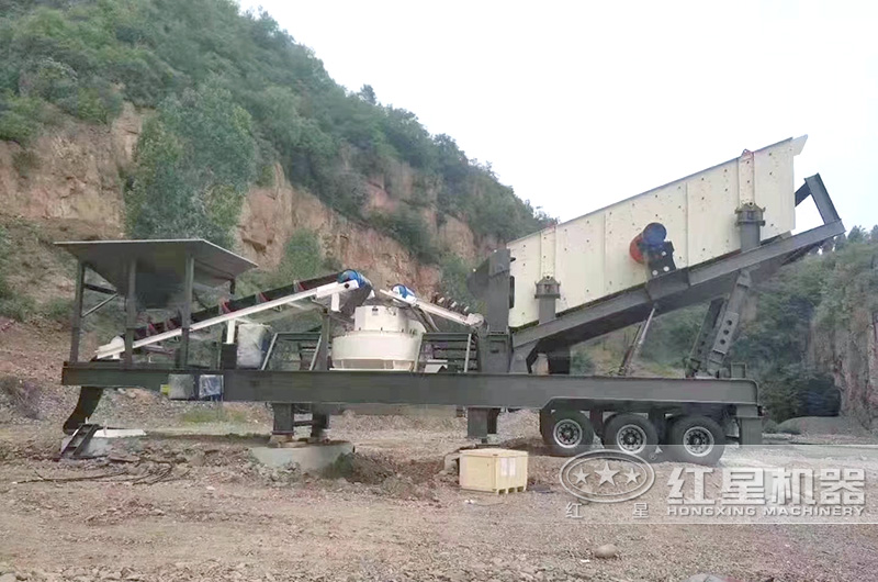 小型移动制砂机现场 小型移动制砂机现场