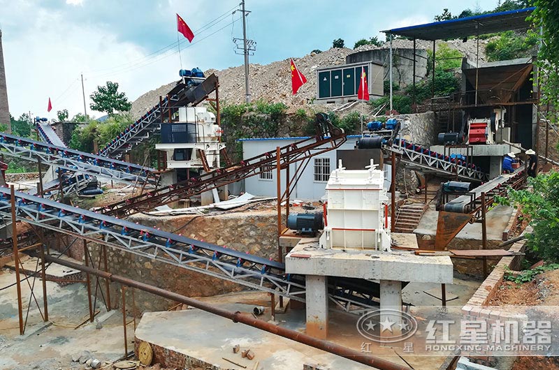 颚破+反击破+制砂机现场 颚破+反击破+制砂机现场