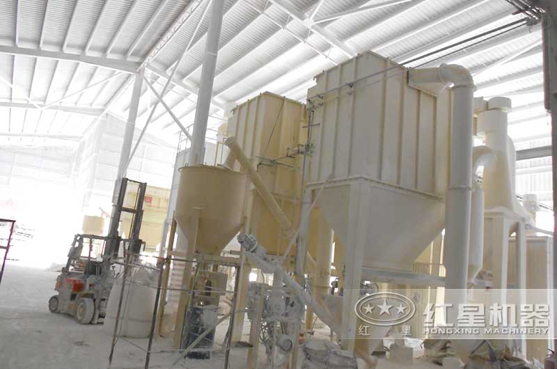 石灰石深加工生产线现场