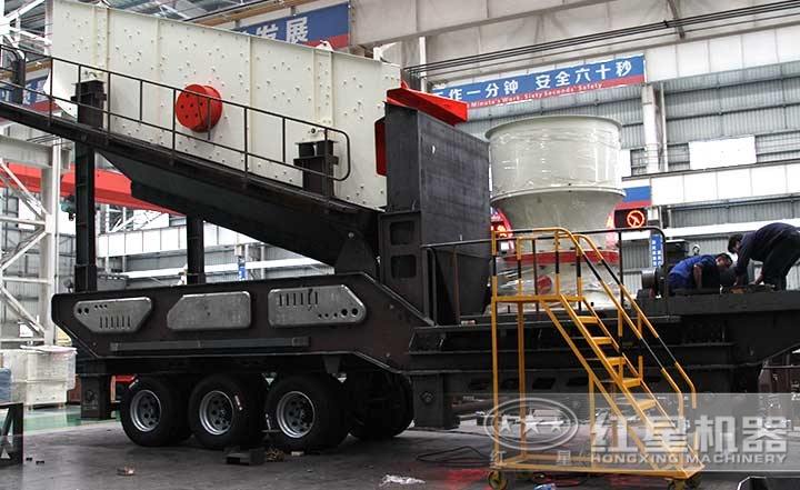 流动圆锥磕石机